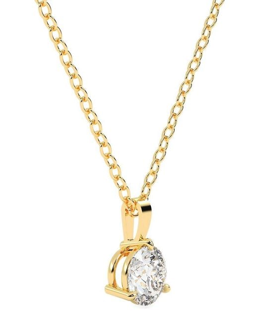 Lab Grown Diamonds Metallic 14k 0.50 Ct. Tw. Lab-grown Diamond Necklace