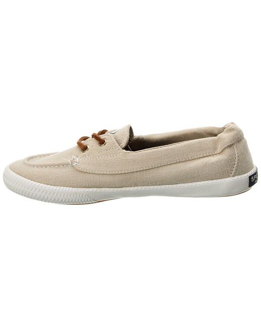 Sperry Top-Sider White Lounge Away 2 Linen Sneaker