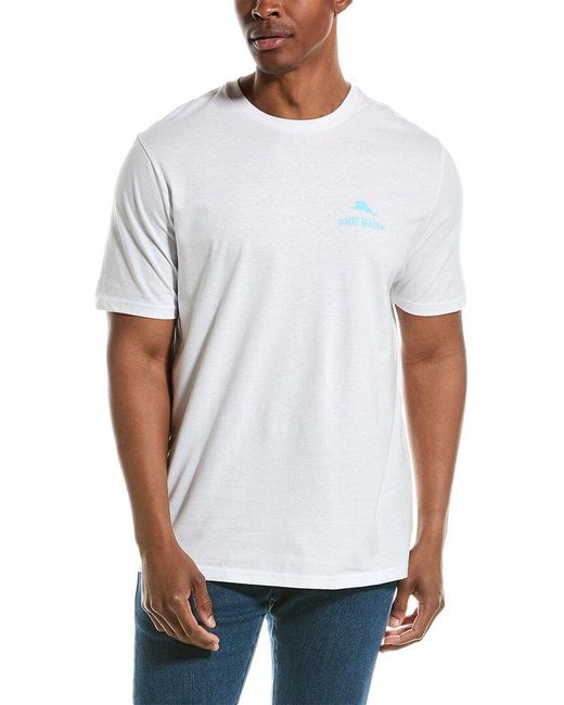 Tommy Bahama White Social Distancing T-shirt for men