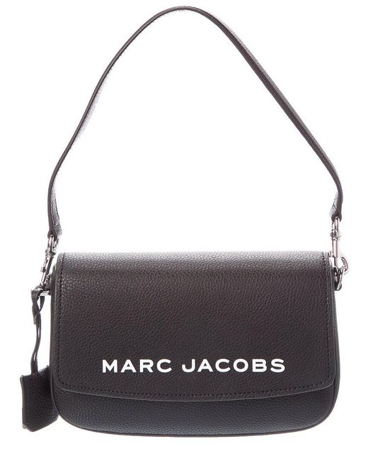 Marc Jacobs Black Bold Leather Messenger
