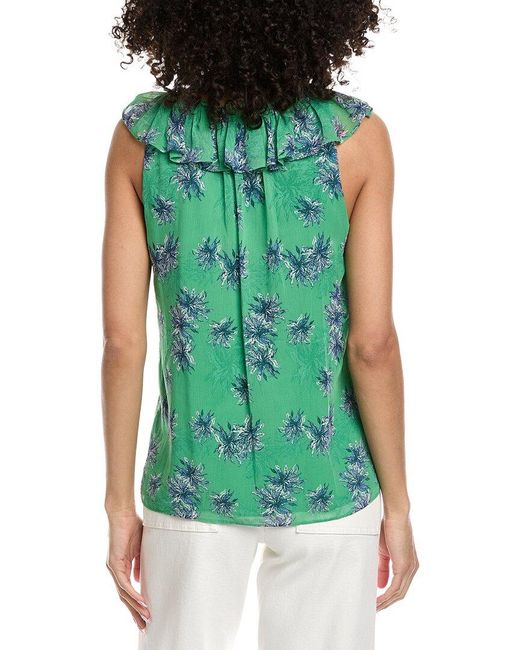 Ramy Brook Green Sibyl Sleeveless Top