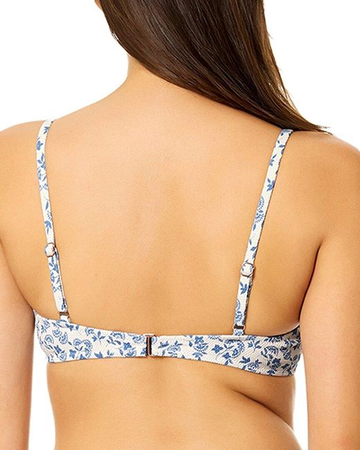 Raisins Blue V-Bikini Tops Bikini Top
