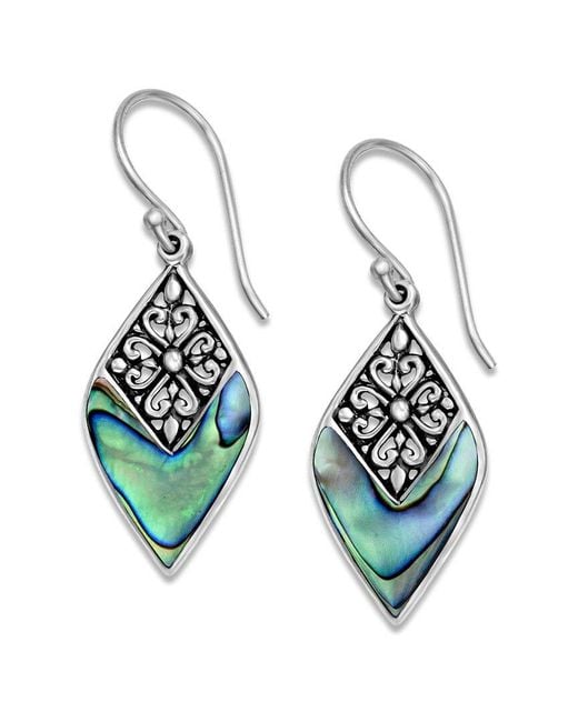 Samuel B. Blue Abalone Earrings
