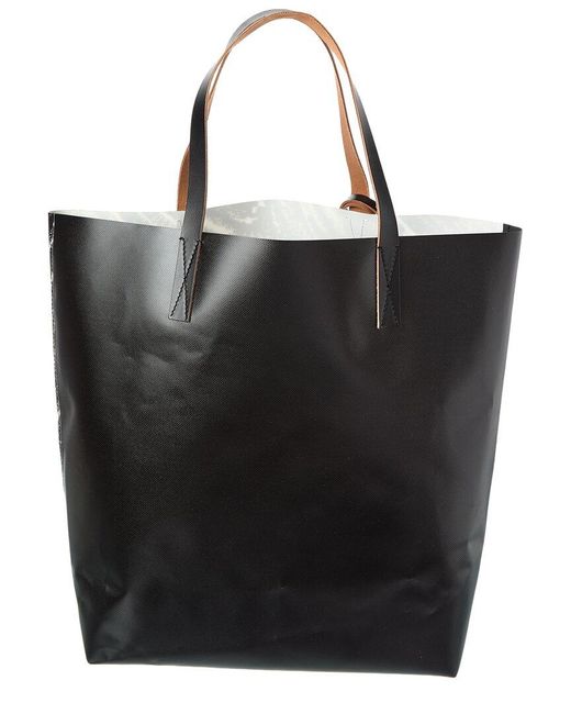 Marni Black Scribble Tote