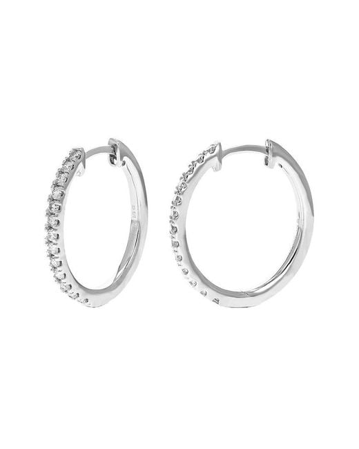 Amairah White 0.50 Ct. Tw. Lab-Grown Diamond Hoops