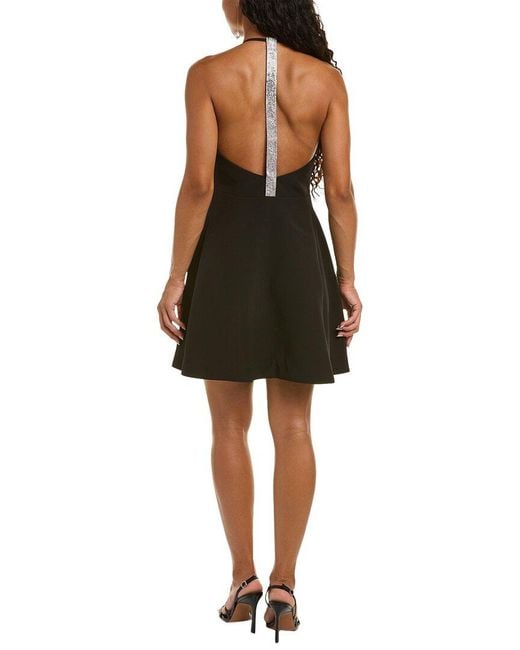 Halston Heritage Black Davina Dress