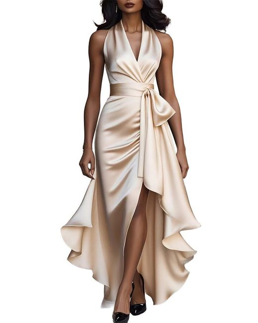 Dilireba Natural Maxi Dress