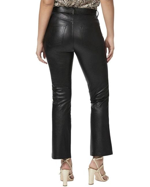 PAIGE Black Claudine High Rise Sleek Ankle Flare Jean