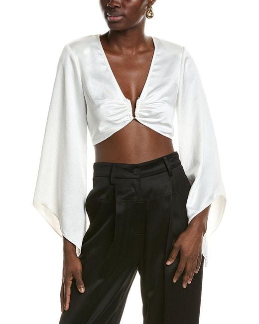 Ramy Brook White Christina Top