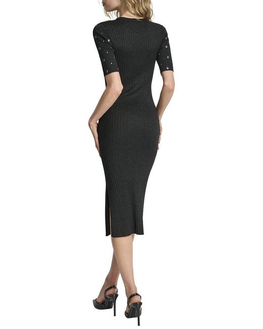 DKNY Black Sweaterdress
