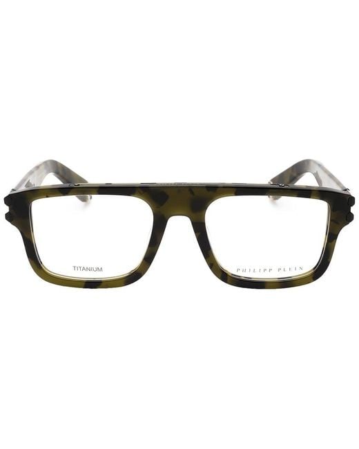 Philipp Plein Brown Vpp021M 53Mm Optical Frames for men