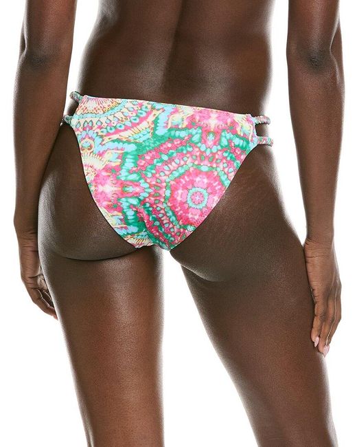 Ramy Brook Blue Printed Lisa Bikini Bottom