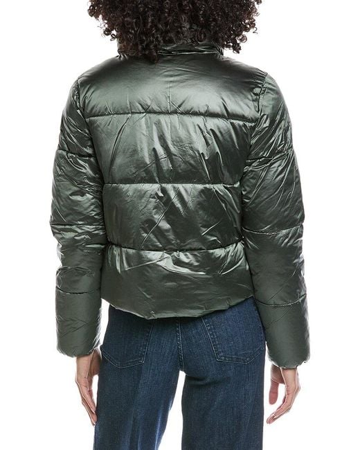 Noize Gray Crop Puffer Jacket