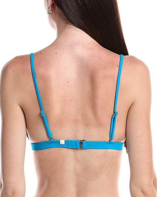 summersalt Blue The Chain Triangle Top