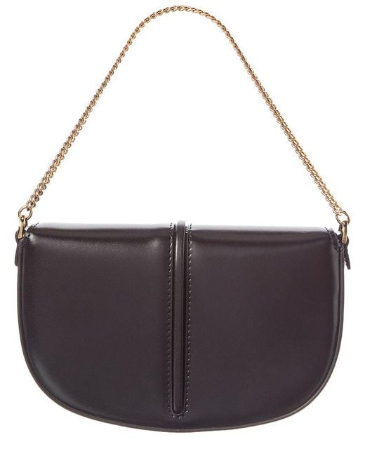 Fendi Purple Graphy Leather Wallet On Chain