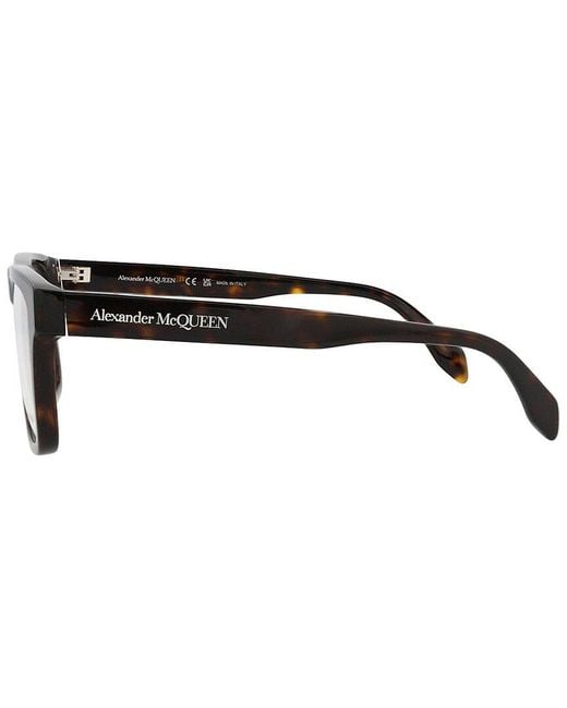 McQueen Black Am0357O 52Mm Optical Frames for men