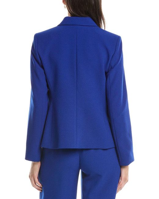 Tahari Blue Petite Blazer