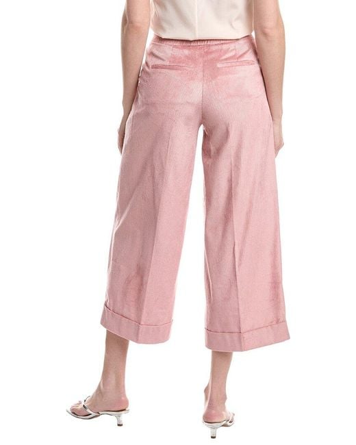 Peserico Pink Corduroy Pant