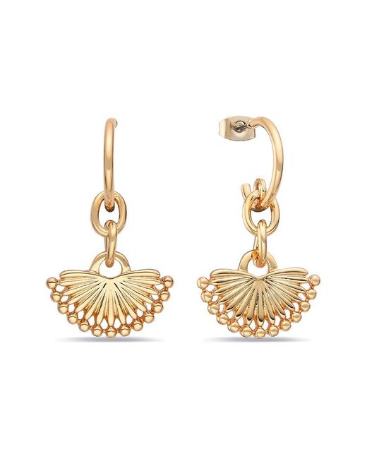 Eye Candy LA Metallic Juliette Dangle Drop Earrings