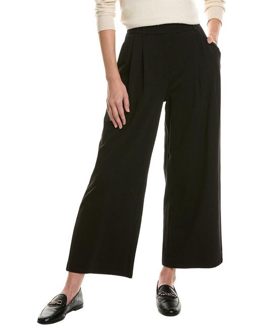 Eileen Fisher Black Petite High-Waisted Pant