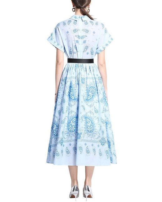 DZA Blue Midi Dress