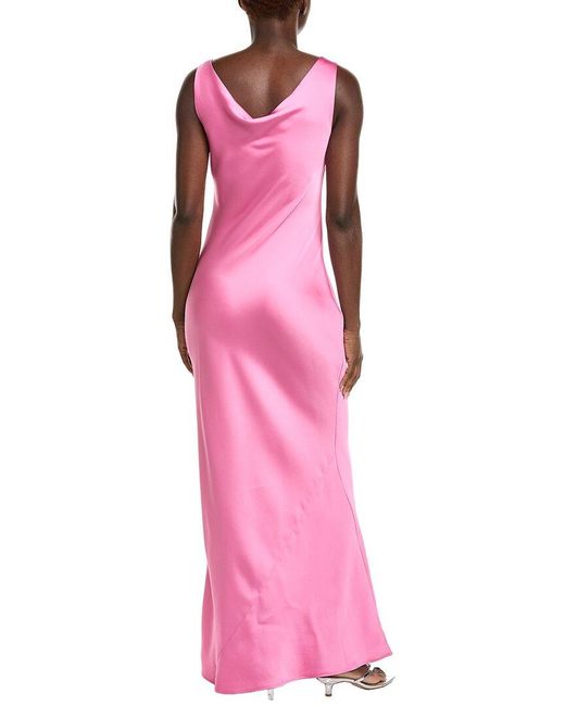 Norma Kamali Pink Maria Gown