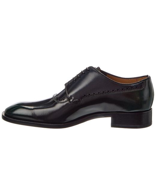 Christian Louboutin Black Sartoby Leather Derby for men