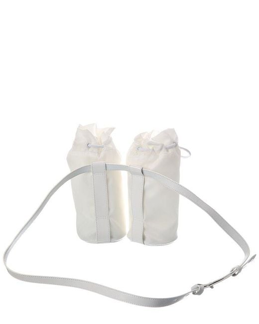 Ferragamo White Water Bottle Belt Bag