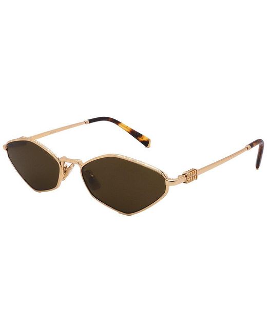 Miu Miu Metallic Mu 56Zs 56Mm Sunglasses for men