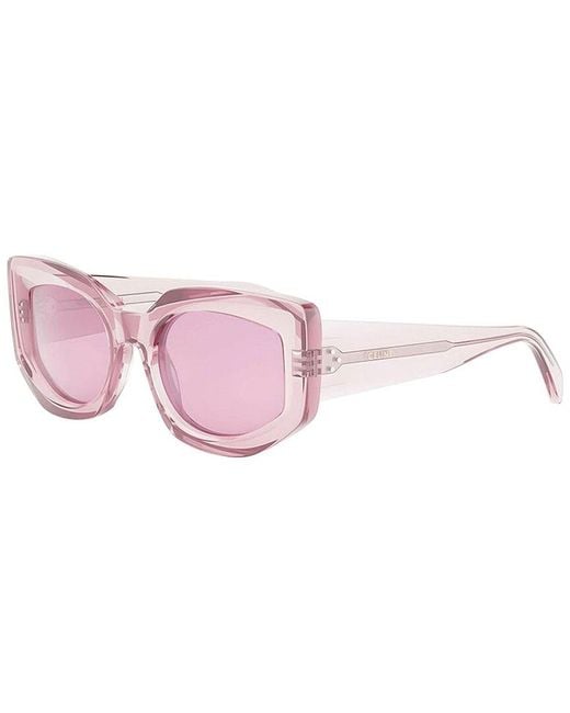 Céline Pink Cl40277F 54Mm Sunglasses