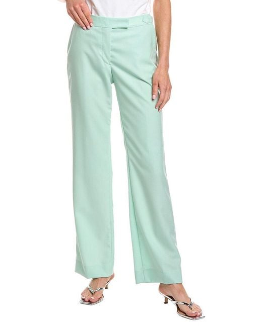 Officine Generale Green Officine Generale Ilenia Wool Pant