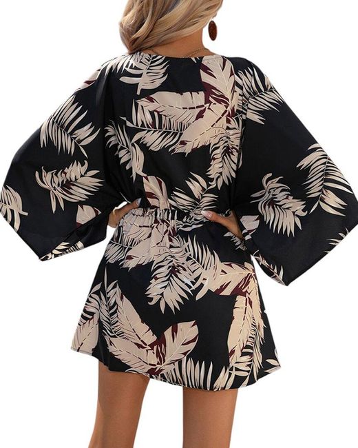 VERA DOLINI Black Mini Dress