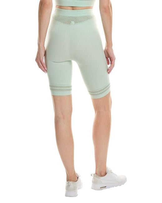 Wolford Green Net Lines Biker Short