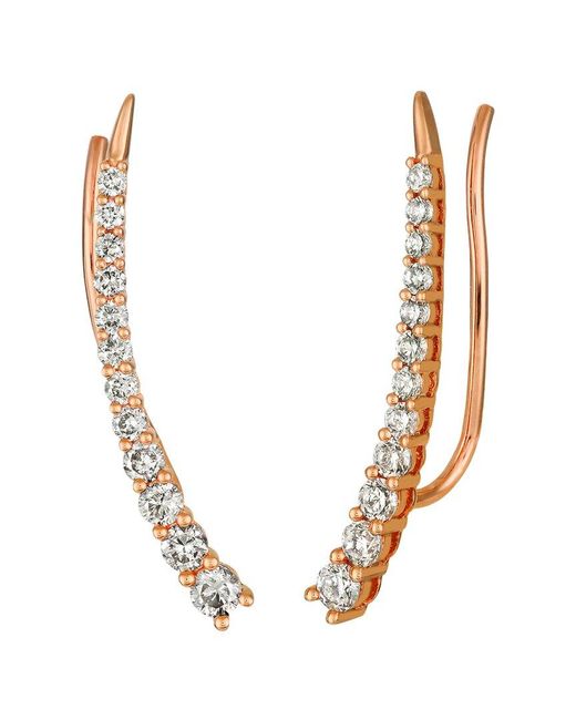 Le Vian Metallic Le Vian 14K Rose 0.68 Ct. Tw. Diamond Ear Climber
