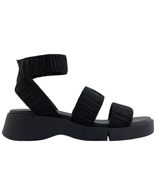 Aerosoles Black Fiona Flat Sandal