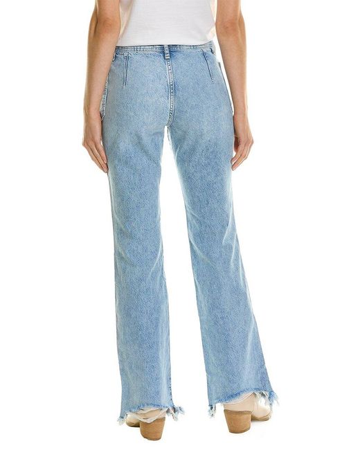 Free People Blue Izzy Flare Jean