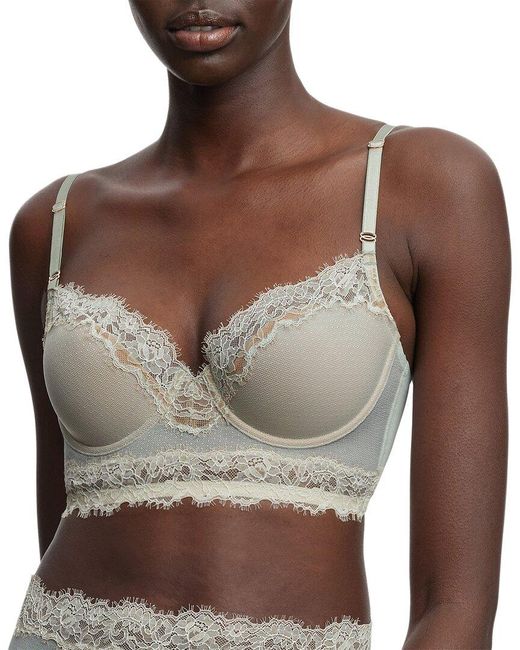 Skarlett Blue Brown Entice Longline Lightly Lined Bra