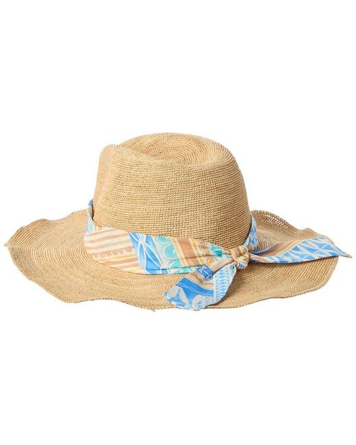 J.McLaughlin White Maribel Raffia Hat