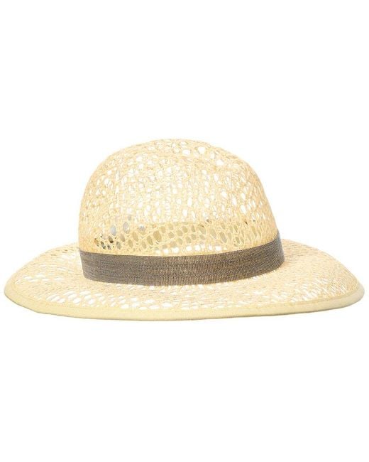 Brunello Cucinelli Natural Straw Hat