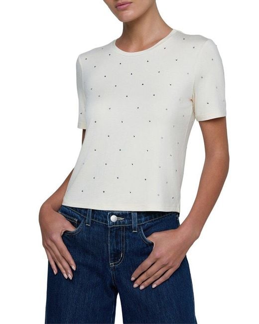 L'Agence White Stormy T-Shirt