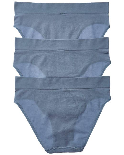 DKNY Blue 3Pk Seamless Litewear Bikini