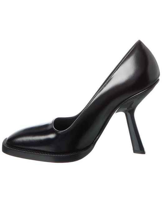 Ferragamo Black Anser X5 Leather Pump
