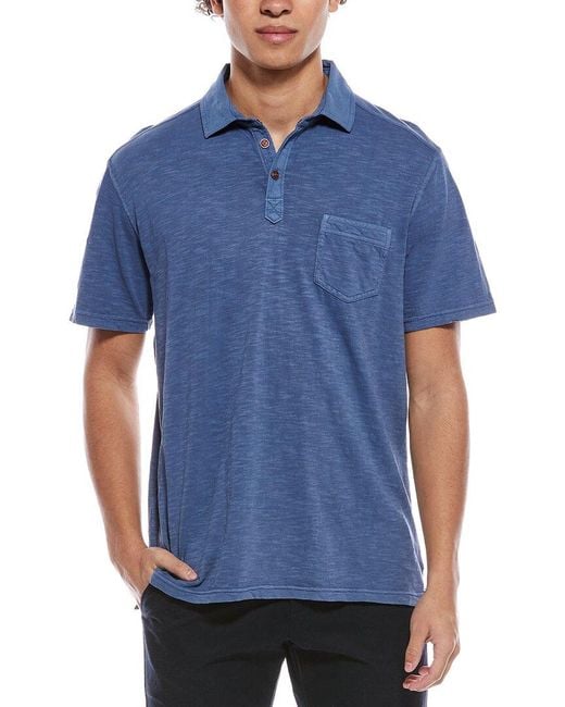 Tommy Bahama Blue Condesa Canyon Polo Shirt for men