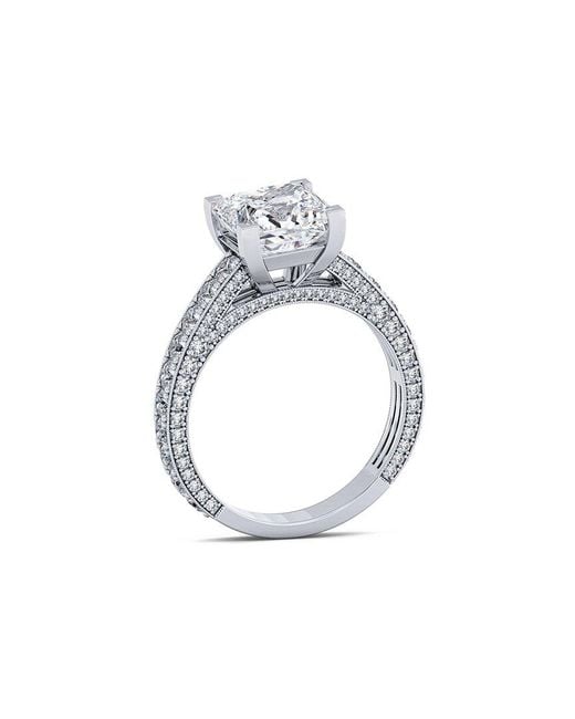 Lab Grown Diamonds White 14K 3.90 Ct. Tw. Lab-Grown Diamond Ring