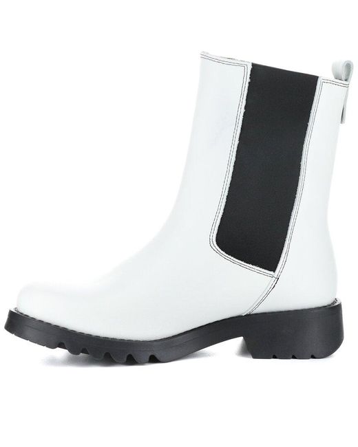 Fly London White Rein Boot