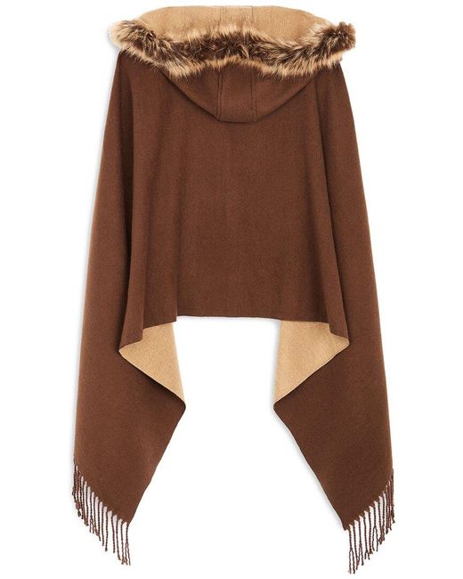 Saachi Brown Fringe Scarf