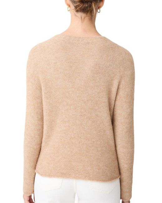 J.McLaughlin White Tenley Alpaca & Wool-Blend Sweater