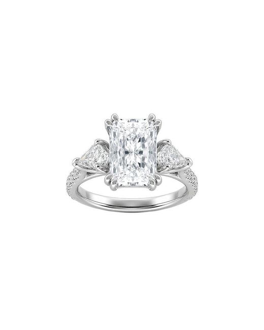 Lab Grown Diamonds White 14K 6.40 Ct. Tw. Lab-Grown Diamond Engagement Ring