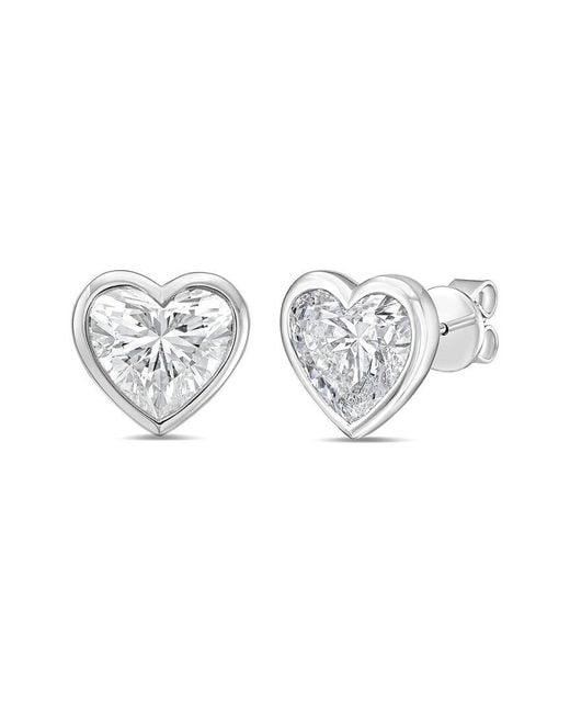 Diana M White Diana M. 14K 1.50 Ct. Tw. Lab-Grown Diamond Stud Earrings