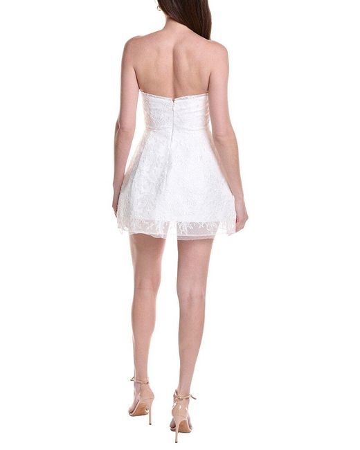 Bardot White Franca Hourglass Mini Dress